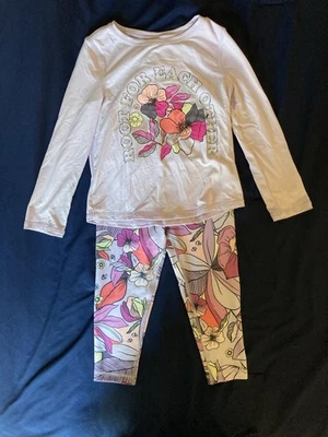 4T Jumping Beans Ropa Niña - Conjunto 2 Piezas | Tema Naturaleza y Texto Foto 1 de 4