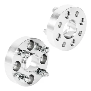 SET OF 2 4 Lug 30mm 4x100 Wheel Spacers 54.1mm M12x1.5 For Hyundai Kia Toyota - Picture 1 of 15