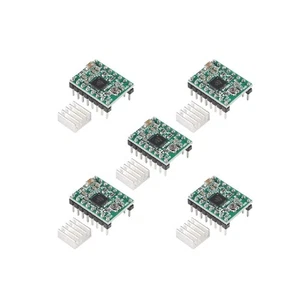 5Pcs For 3D Printer Reprap A4988 Stepper Motor Driver Module with Heat Sink New - Picture 1 of 7