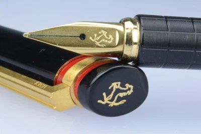 Ferrari Formula by Cartier Stilografica-Black-Cartrige Nib "F" France 1990s - Immagine 1 di 4