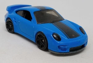 Hot Wheels Blue W/Black Stripes Porsche 911 GT2 Loose Diecast 1:64 2010 - Picture 1 of 6