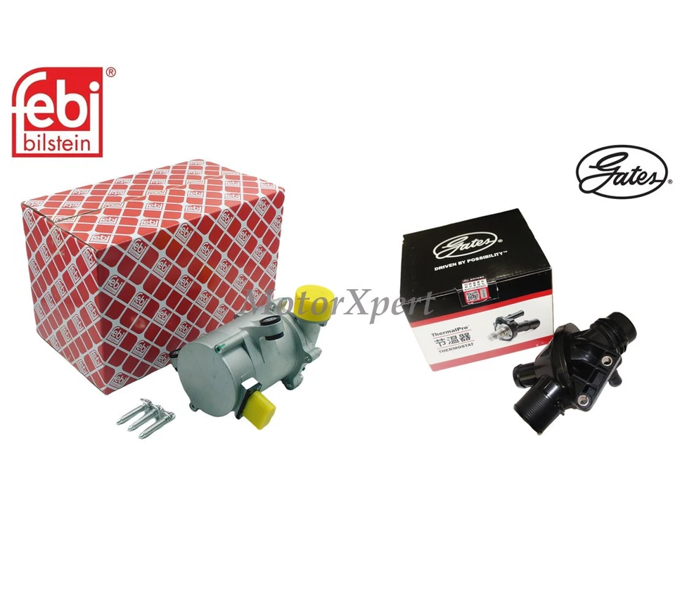 2012-2016 For BMW 320I 428I 520I X3 X4 Z4 OEM FEBI Water Pump &Gates Thermostat - Изображение 1 из 4