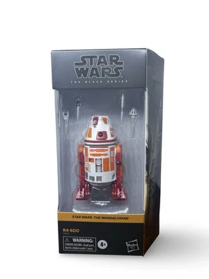 FIGURA HASBRO STAR WARS SERIE NEGRA MANDALORIAN R4-6D0 ASTROMECÁNICA 6" ¡Envío rápido! Foto 1 de 4