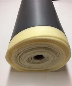1/4" FOAM BACKED MARINE VINYL CRUISER GRAY AUTO BOAT UPHOLSTERY FABRIC BTY 54"W - Picture 1 of 4