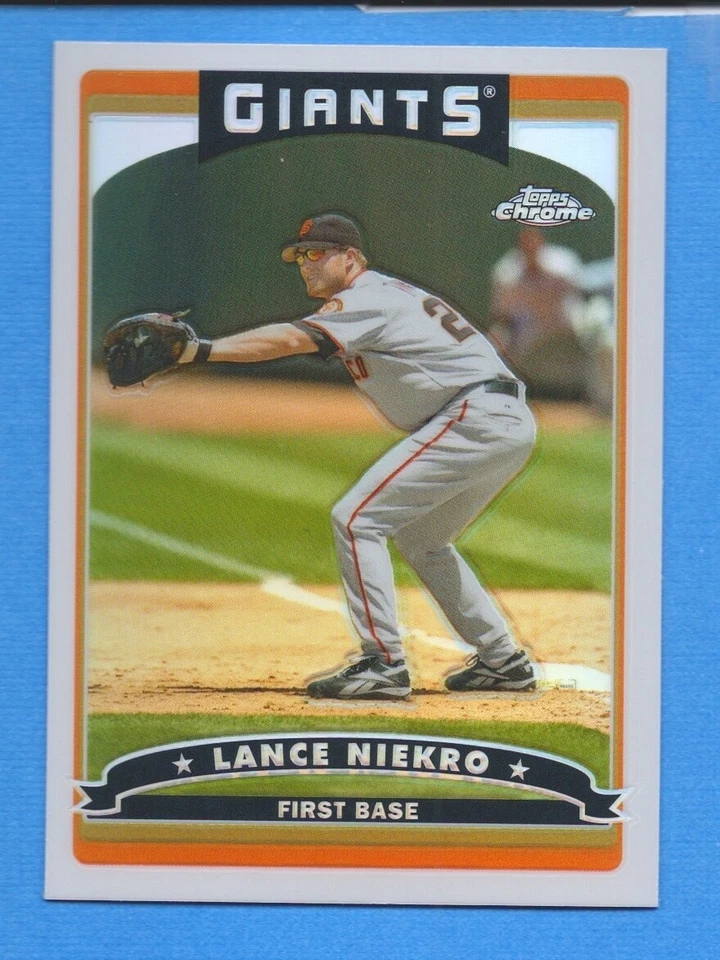 2006 Topps Chrome Refractor #219 Lance Niekro Giants - Image 1 of 1