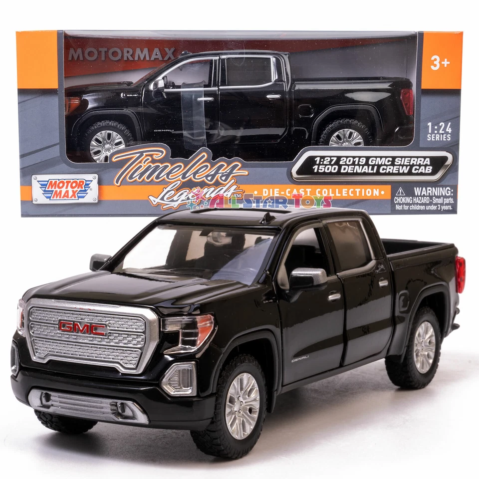 2019 GMC Sierra 1500 Denali Crew CAB Truck Model - Motormax 73682 Blue