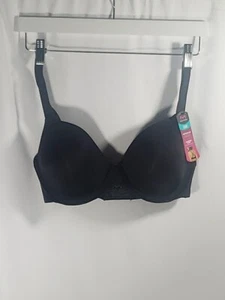 Maidenform Women's T-Shirt Smartzone Cups And Convertible Straps Bra, Black, 34D - Picture 1 of 2
