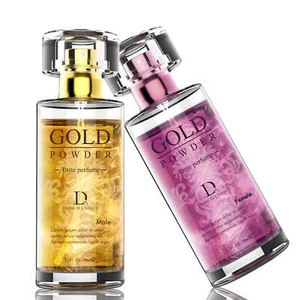 Pheromone Perfume for Woman Natural Perfume Pheromone Glitter Gold Powder 50ml - Picture 1 of 14