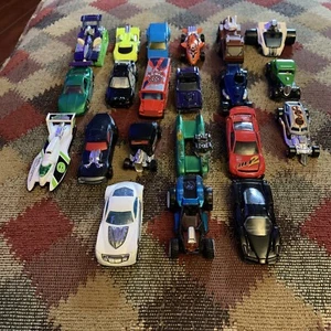 Lot Of 21 Hot Wheels Cars Trucks Busses Sharks - Picture 1 of 7