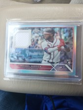  Atlanta Baves Micheal Harris Topps Chrome RC CRR-MH Relic CARD