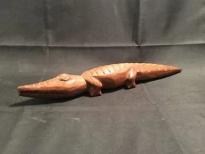 Wood Crafted Crocodile Decor / Message Holder (WC18-09) - Picture 1 of 12