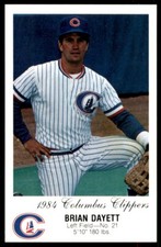 1984 Columbus Clippers Police Brian Dayett (F) Columbus Clippers #NNO