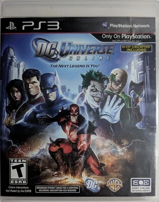 DC Universe Online Sony PlayStation 3 PS3 Cib probado Foto 1 de 4
