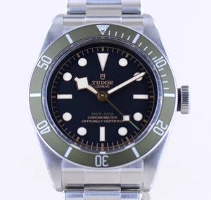 Reloj Tudor Black Bay Harrods verde limitado sin fecha B+P Diver - Imagen 1 de 18