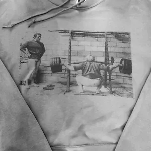 New BODYBUILDING Arnold-Leg day- GYM HOODIE-Training weights- Legend - Picture 1 of 3