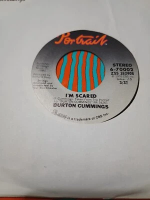 BURTON CUMMINGS Sugartime Flashback joys /i'm scared  45 7" Record EX Condition - Image 1 of 2
