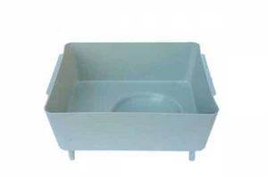 "Caja de cría de aves bandeja nido sartén anidación aves de corral periquito plástico 20 cm 7 1/2" - Imagen 1 de 8