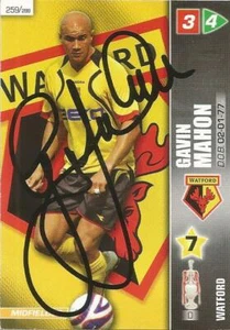 GAVIN MAHON SIGNED WATFORD 2008 PANINI CHAMPIONSHIP TRADING CARD+COA - Picture 1 of 1