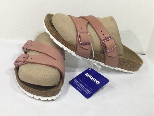 NEW BALANCE Birkenstock Donna Taglia 7 EU 38 Stretto Yao Balance Vecchia Rosa Nabuck Slides Y23 471
