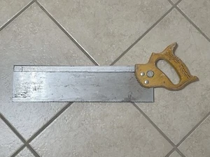 Vintage Craftsman 16" Back Saw Wheat Pattern Sears Crosscut 10 TPI - Picture 1 of 4