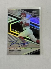 2020 Panini Elite Extra Edition Signatures Tyler Gentry #76 Auto KC Royals