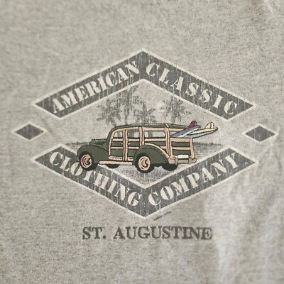 St Augustine American Classic Clothing Gray T-Shirt Men's 2XL - Image 1 of 4