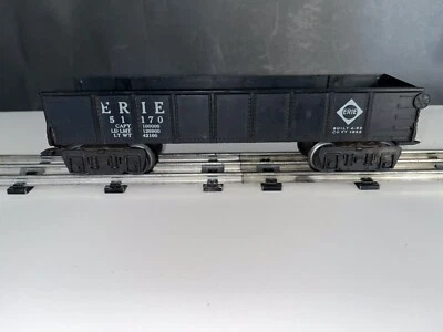 Góndola MARX 51170 Erie negra con extremo descendente letras blancas camiones calibre F 0/0-27 Foto 1 de 4