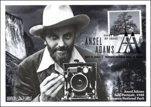 Sc. 5854b Ansel Adams Dragon Cards FDC - Oak Tree - Picture 1 of 1