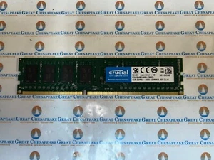 Crucial CT51264BD160BJ.C8FED 4GB PC3L-12800 DDR3L-1600 UDIMM TESTED! - Picture 1 of 1