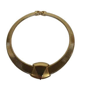 Collana girocollo vintage Napier tono oro lunga 16" spazio galattico LARP elegante - Foto 1 di 11