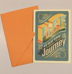 NEW Hallmark Birthday Life Is A Journey Greeting Card & Envelope - Imagen 1 de 5