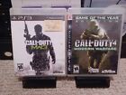 Ps3 Lot Of 2 Call Of Duty: Mw3 + Call Of Duty 4 Modern Warfare Cib Complete Nice