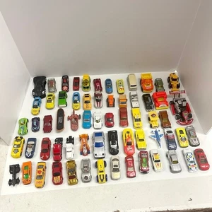 64 Pc Lot Die Cast Plastic Vintage to Modern Small Toy Cars - Picture 1 of 8