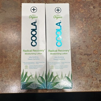 2-Coola Radical Recovery Eco-Cert Organic After Sun Moisturizing Lotion 5 oz NEW - Image 1 of 4