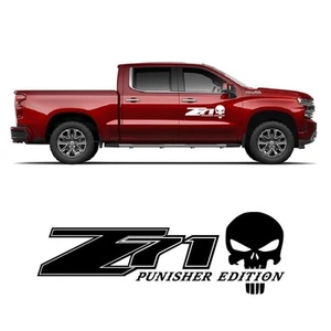 Z71 Punisher side stickers for cars Chevrolet Silverado 2022 - Picture 1 of 2