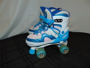 Sulifeel Roller Skates Size 13 Child 3 Youth Rainbow Adjustable Light Up Wheels - Bild 1 von 9