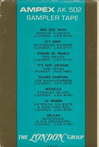 VARIOUS ARTISTS: "AMPEX SAMPLER" CASSETTE TAPE AK 502 - Bild 1 von 5