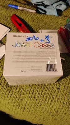 Memorex 16+3 Pack Jewel Cases Slim. Sealed New - Image 1 of 4