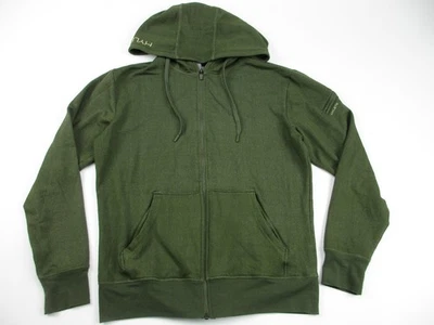 Mens Medium Hylete Hylete Linear Tech Hoodie full zip green - Image 1 of 4