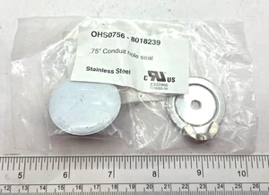 RITTAL OHS0756-8018239, .75" CONCUIT HOLE SEAL, STAINLESS STEEL 32XA53, 0110H - Picture 1 of 3