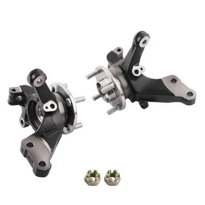 Par de conjuntos de nudillos de buje de cojinete de rueda delantero derecho derecho derecho para Nissan Versa 1,6 L 13-19 Foto 1 de 4