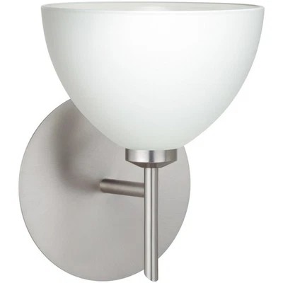 Besa Lighting 1SW-467907-SN Brella Wall Sconce Satin Nickel - Image 1 of 2
