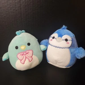 Squishmallows Dolores The Chick & Babs Blue Jay 5.5" Squish Bundle - Picture 1 of 6