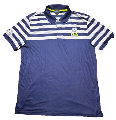 Camisa Polo Golf Ralph Lauren Para Hombres L Azul Silbido Estrechos 2015 Campeonato de la PGA Foto 1 de 4