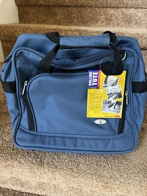 Olympia Fashion Blue-Rolling Overnighter Laptop/Travel Tote Bag 16x13x6” - Image 1 of 4
