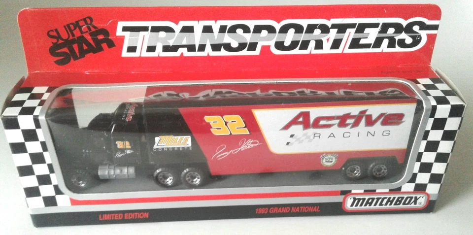 Mj7 Matchbox - 1987 Convoy - Cy9 Kenworth Container Truck - Blue - Mitre 10