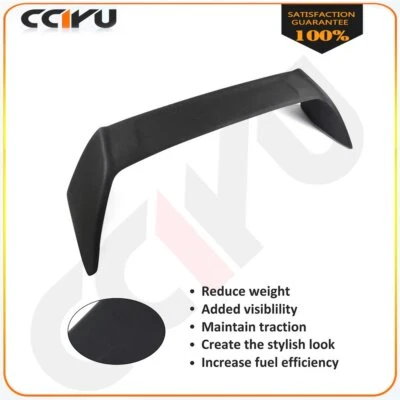 Fits 2002-2006 Acura RSX DC5 Type R TR T-R Trunk Spoiler wing Black Rear Side Foto 1 de 4