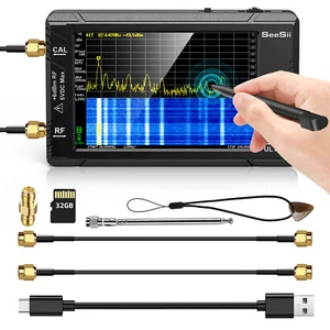 SEESII TinySA V0.4.5.1 4'' 100kHz-5.3GHz Spectrum Analyzer 2in1 Signal Generator - Picture 1 of 10