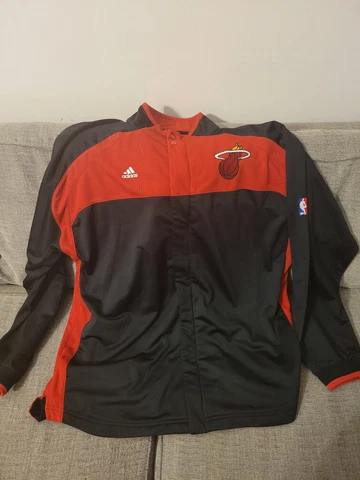 Miami Heat Adidas Team Issued warm up jacket and pants size XL NBA Cover