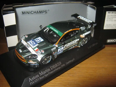 1:43 Aston Martin DBRS9 No 23 FIA GT3 Spa 2006 Minichamps 400061323 New L.E. OVP - Image 1 of 2